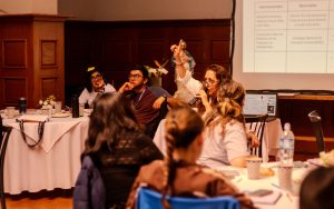 Eliana Orendain (EDMI) presentó el tema "El proceso de la Inclusión Marista y las Barreras para el Aprendizaje y la Participación"